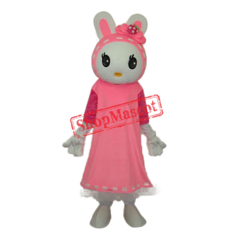 Miss Rabbit Mascot Adult Costume Free Shipping