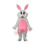 Pink Ears Rabbit Mascot Adult Costume Free Shipping