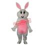 Pink Ears Rabbit Mascot Adult Costume Free Shipping