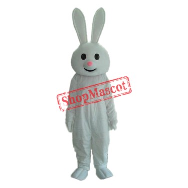 Pink Nose Rabbit Mascot Adult Costume Free Shipping