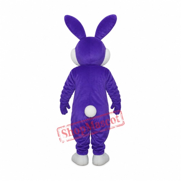 Purple Rabbit Mascot Adult Costume Free Shipping Purple Rabbit Mascot Adult Costume Free Shipping