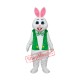 Rabbit with Green Vest Mascot Adult Costume Free Shipping