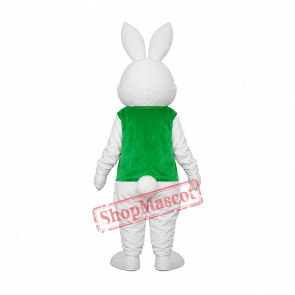 Rabbit with Green Vest Mascot Adult Costume Free Shipping Rabbit with Green Vest Mascot Adult Costume Free Shipping