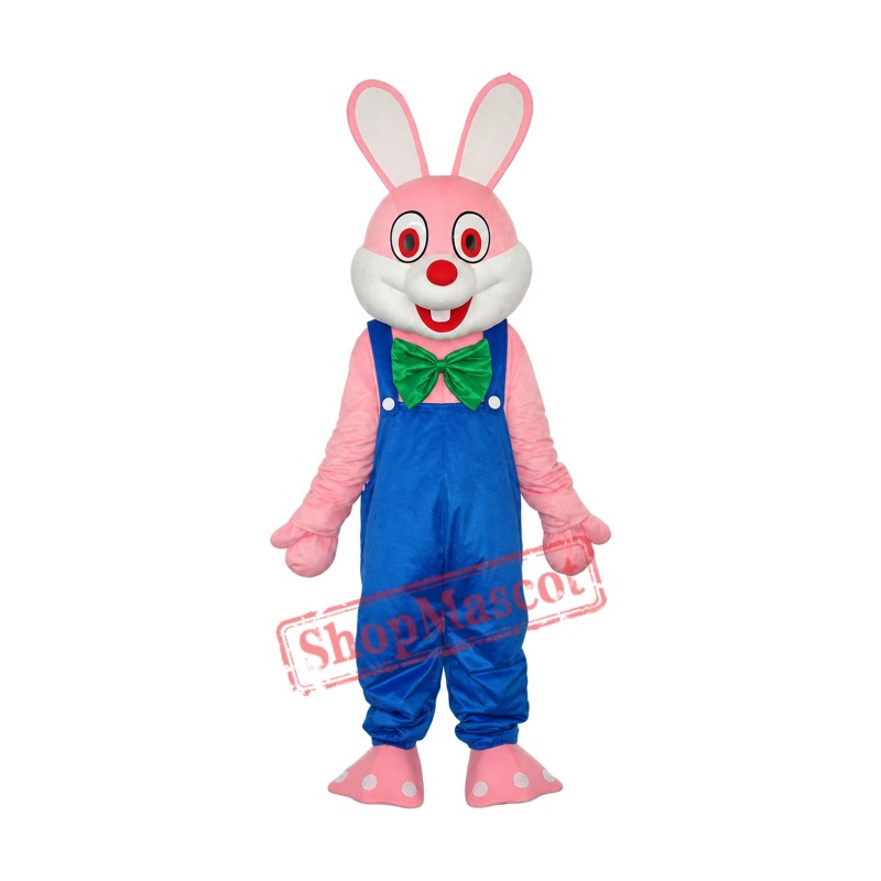 Robbie Rabbit Mascot Adult Costume Free Shipping