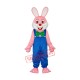 Robbie Rabbit Mascot Adult Costume Free Shipping