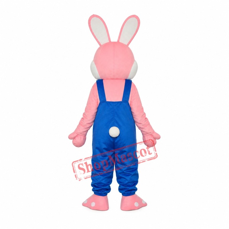 Robbie Rabbit Mascot Adult Costume Free Shipping