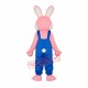 Robbie Rabbit Mascot Adult Costume Free Shipping