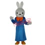 Smart Rabbit Mascot Adult Costume Free Shipping