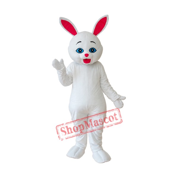 White Rabbit Mascot Adult Costume Free Shipping
