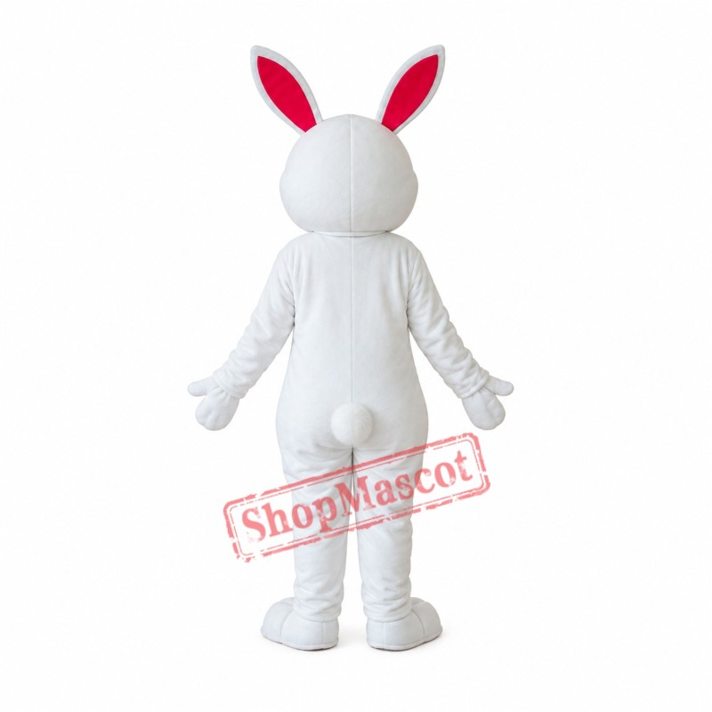 White Rabbit Mascot Adult Costume Free Shipping White Rabbit Mascot Adult Costume Free Shipping