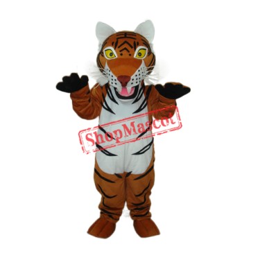 2nd Version Brown Tiger Mascot Adult Costume Free Shipping