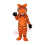 Red Brown Tiger Mascot Adult Costume Free Shipping