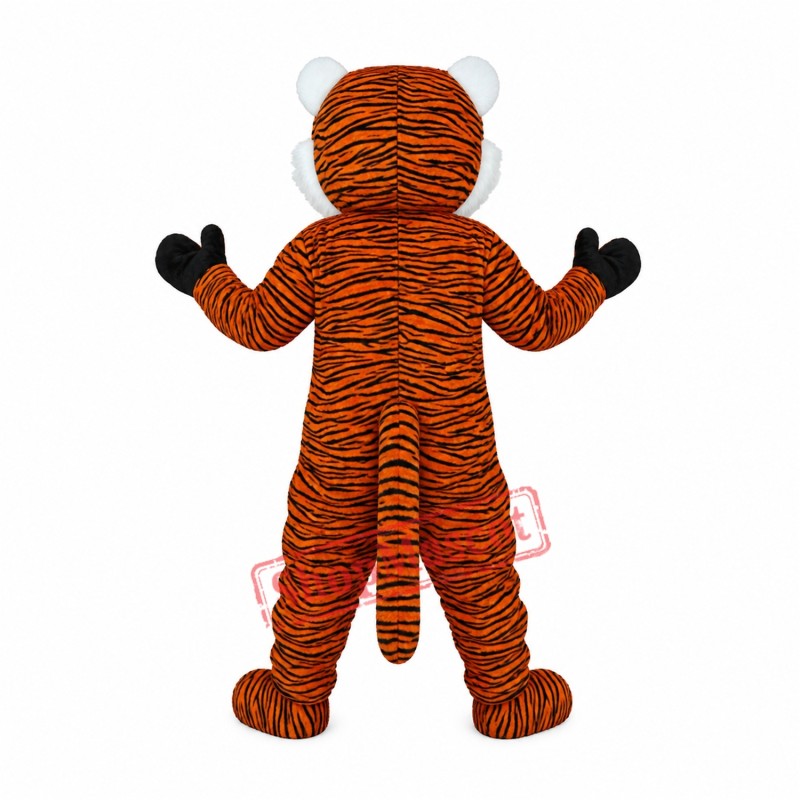 Reddish Brown Stripe Tiger Adult Mascot Costume Free Shipping Reddish Brown Stripe Tiger Adult Mascot Costume Free Shipping