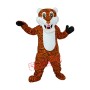 Reddish Brown Stripe Tiger Adult Mascot Costume Free Shipping
