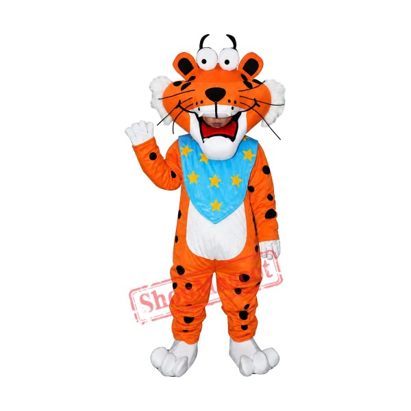 Spotted Funny Tiger Adult mascot costume Free Shipping
