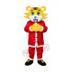 Yellow face Christmas Tiger Mascot Adult Costume Free Shipping Yellow face Christmas Tiger Mascot Adult Costume Free Shipping