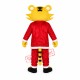 Yellow face Christmas Tiger Mascot Adult Costume Free Shipping Yellow face Christmas Tiger Mascot Adult Costume Free Shipping