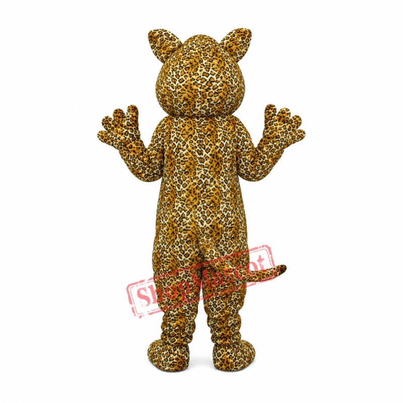 Young Leopard Mascot Adult Costume Free Shipping Young Leopard Mascot Adult Costume Free Shipping
