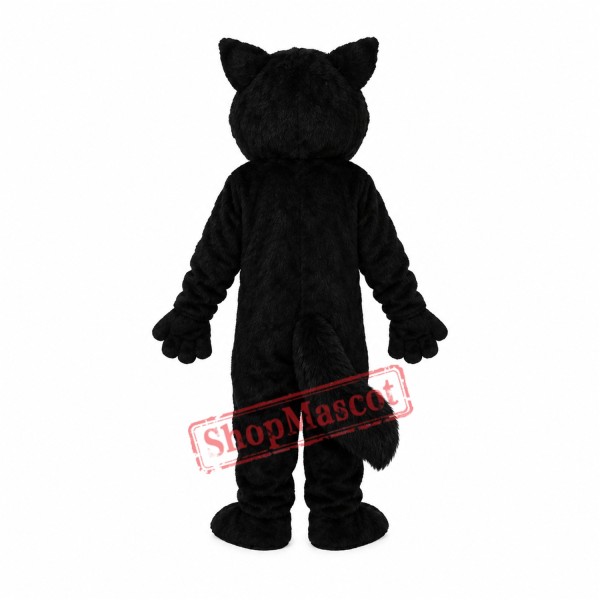 Black Wolf Adult Mascot Costume Free Shipping Black Wolf Adult Mascot Costume Free Shipping
