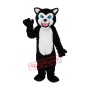 Black Wolf Adult Mascot Costume Free Shipping