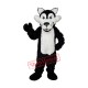 Long Wool Big Black Wolf with White Belly Mascot Adult Costume Free Shipping Long Wool Big Black Wolf with White Belly Mascot Adult Costume Free Shipping