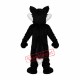 Long Wool Big Black Wolf with White Belly Mascot Adult Costume Free Shipping Long Wool Big Black Wolf with White Belly Mascot Adult Costume Free Shipping