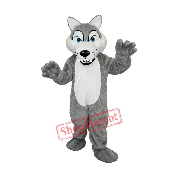 Long-haired wolf Mascot Adult Costume Free Shipping Long-haired wolf Mascot Adult Costume Free Shipping