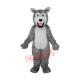Small Long-haired Gray Wolf Mascot Adult Costume Free Shipping Small Long-haired Gray Wolf Mascot Adult Costume Free Shipping