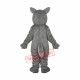 Small Long-haired Gray Wolf Mascot Adult Costume Free Shipping Small Long-haired Gray Wolf Mascot Adult Costume Free Shipping
