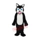 Thin Teeth Long-haired Black Wolf Mascot Adult Costume Free Shipping Thin Teeth Long-haired Black Wolf Mascot Adult Costume Free Shipping