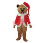 Brown Christmas Bear Mascot Adult Costume Free Shipping