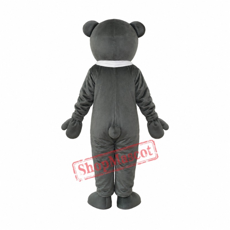 Gray Cook Bear Mascot Adult Costume Free Shipping