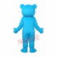 Happy Blue Bear Mascot Adult Costume Free Shipping