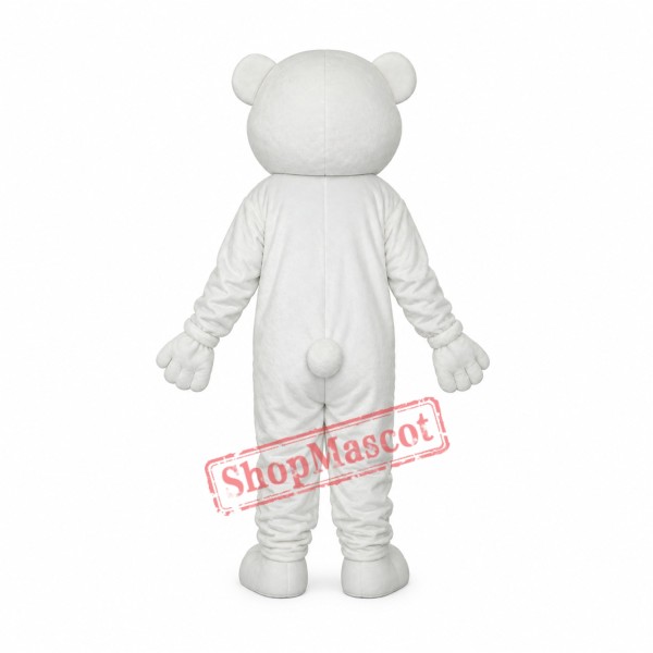 Little Polar Bear Mascot Adult Costume Free Shipping Little Polar Bear Mascot Adult Costume Free Shipping