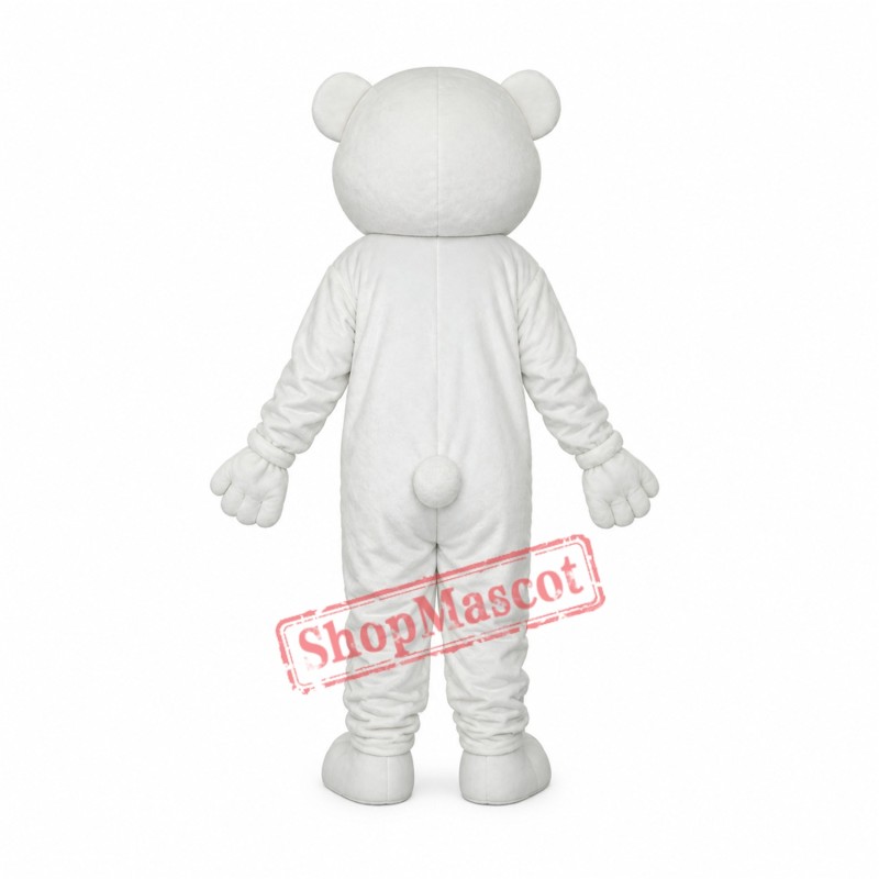 Little Polar Bear Mascot Adult Costume Free Shipping Little Polar Bear Mascot Adult Costume Free Shipping
