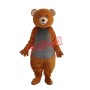 Brown Teddy Bear Mascot Adult Costume Free Shipping