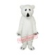 Long Wool Polar Bear Mascot Adult Costume Free Shipping