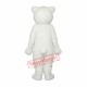 Long Wool Polar Bear Mascot Adult Costume Free Shipping