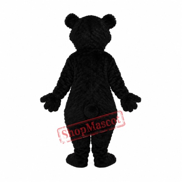 Long-haired Black Bear Mascot Adult Costume Free Shipping Long-haired Black Bear Mascot Adult Costume Free Shipping