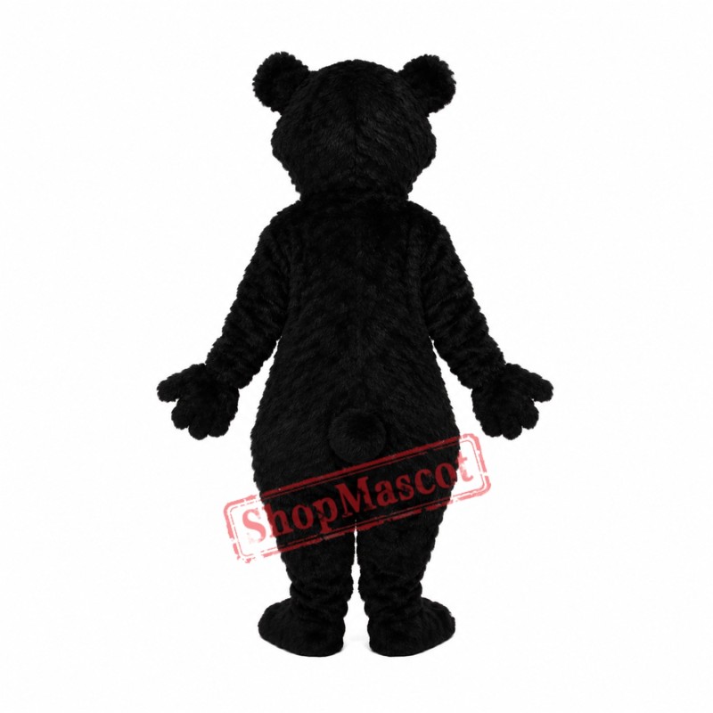 Long-haired Black Bear Mascot Adult Costume Free Shipping Long-haired Black Bear Mascot Adult Costume Free Shipping