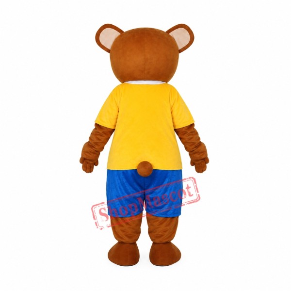 New Ribbon Teddy Bear Mascot Adult Costume Free Shipping New Ribbon Teddy Bear Mascot Adult Costume Free Shipping