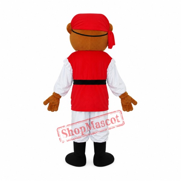 Pirate Bear Mascot Adult Costume Free Shipping Pirate Bear Mascot Adult Costume Free Shipping