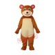 Round Mouth Bear Mascot Adult Costume Free Shipping