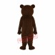 Sharp Teeth Dark Brown Bear Mascot Adult Costume Free Shipping Sharp Teeth Dark Brown Bear Mascot Adult Costume Free Shipping