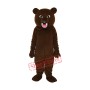 Sharp Teeth Dark Brown Bear Mascot Adult Costume Free Shipping