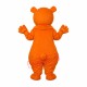 Short-haired Orange Bear Mascot Adult Costume Free Shipping Short-haired Orange Bear Mascot Adult Costume Free Shipping