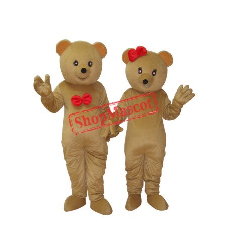 Teddy Bear Mascot Adult Costume Free Shipping