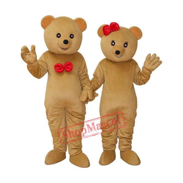 Teddy Bear Mascot Adult Costume Free Shipping