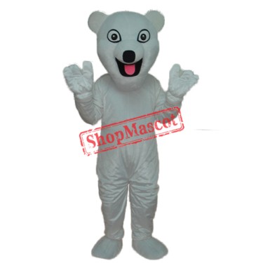 The New Polar Bear Mascot Adult Costume Free Shipping