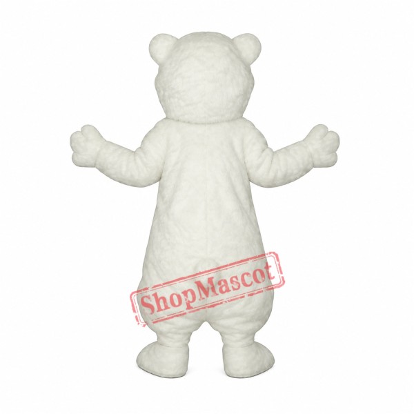 White Polar Bear Adult Mascot Costume Free Shipping White Polar Bear Adult Mascot Costume Free Shipping